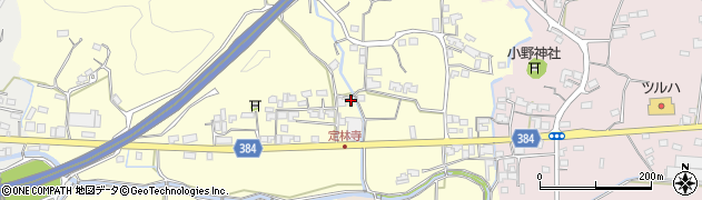 高知県南国市岡豊町定林寺209周辺の地図