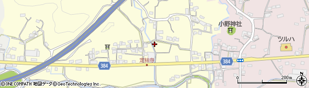 高知県南国市岡豊町定林寺327周辺の地図