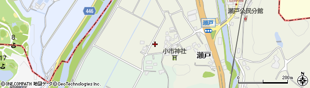 福岡県桂川町（嘉穂郡）瀬戸周辺の地図