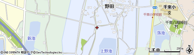 福岡県豊前市野田279周辺の地図