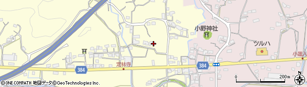 高知県南国市岡豊町定林寺334周辺の地図