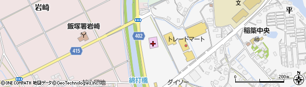 ダイナム　福岡・嘉麻店周辺の地図