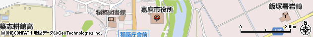 福岡県嘉麻市周辺の地図