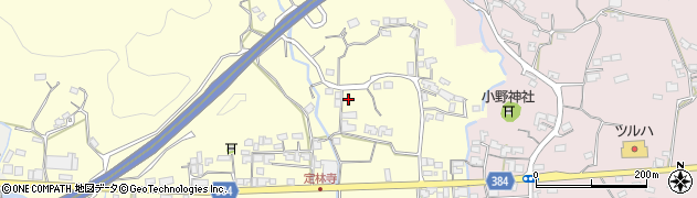 高知県南国市岡豊町定林寺376周辺の地図