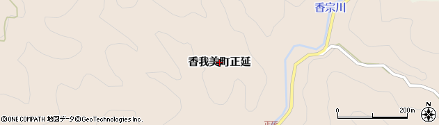 高知県香南市香我美町正延周辺の地図