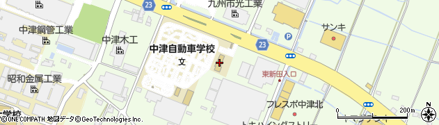 有限会社中津自動車学校周辺の地図