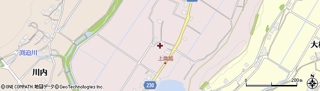 福岡県豊前市鳥越235周辺の地図