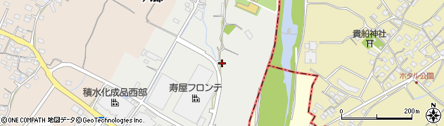 福岡県豊前市小石原周辺の地図
