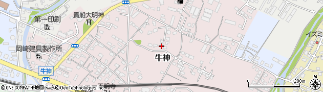 大分県中津市牛神114周辺の地図