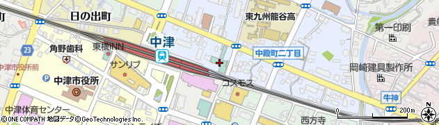 ホテルルートイン中津駅前周辺の地図