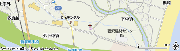 徳島県海部郡海陽町大里中須7周辺の地図