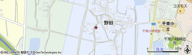 福岡県豊前市野田271周辺の地図