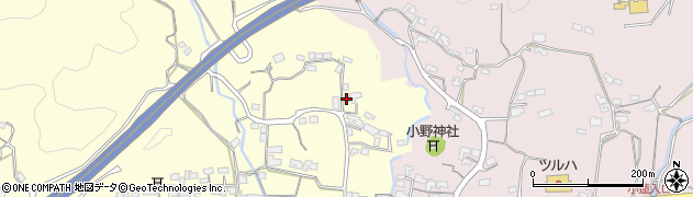 高知県南国市岡豊町定林寺437周辺の地図