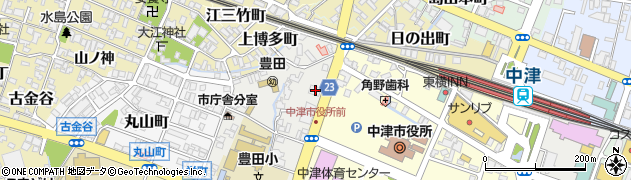 北九州銀行中津支店周辺の地図
