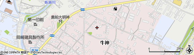大分県中津市牛神110-16周辺の地図