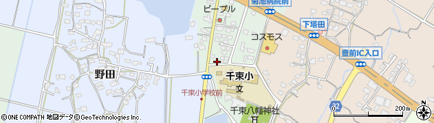 福岡県豊前市千束123周辺の地図