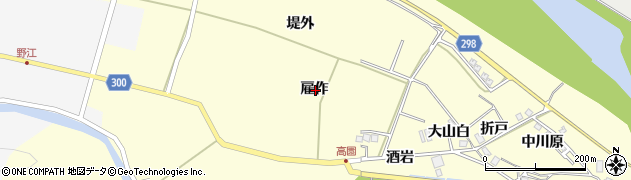 徳島県海部郡海陽町高園雇作周辺の地図