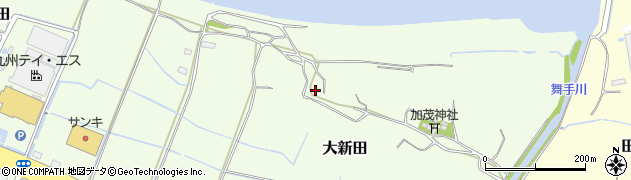 大分県中津市大新田1164周辺の地図