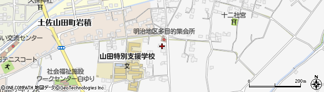 高知県香美市土佐山田町山田1385周辺の地図