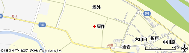 徳島県海陽町（海部郡）高園（小林）周辺の地図