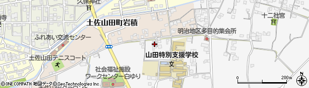 高知県香美市土佐山田町山田1333周辺の地図