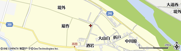 徳島県海陽町（海部郡）高園周辺の地図