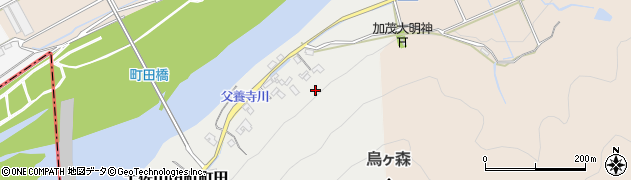 高知県香美市土佐山田町町田周辺の地図