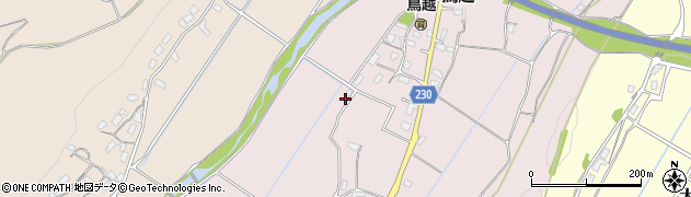 福岡県豊前市鳥越208周辺の地図