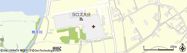 大分県中津市田尻255周辺の地図