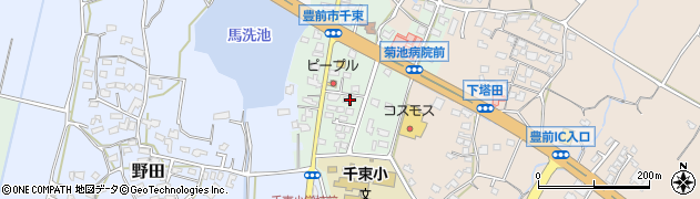 福岡県豊前市千束127周辺の地図