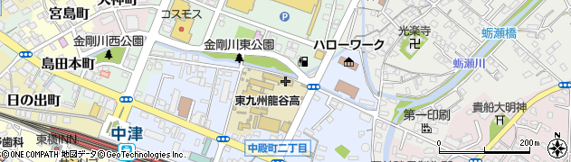 東九州龍谷高等学校　衛生看護科周辺の地図
