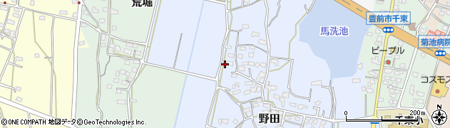 福岡県豊前市野田330周辺の地図
