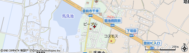 福岡県豊前市千束112周辺の地図