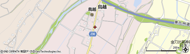福岡県豊前市鳥越511周辺の地図