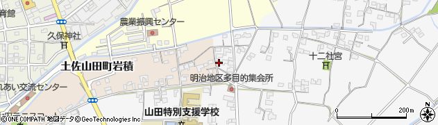 高知県香美市土佐山田町山田1527周辺の地図