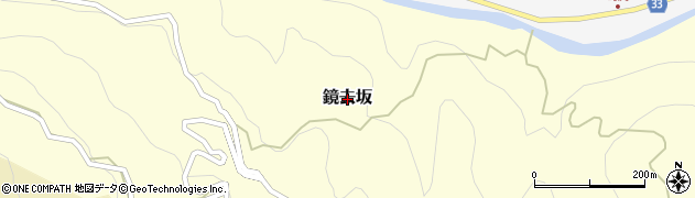 高知県高知市鏡去坂周辺の地図