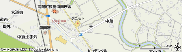 徳島県海部郡海陽町大里中須96周辺の地図
