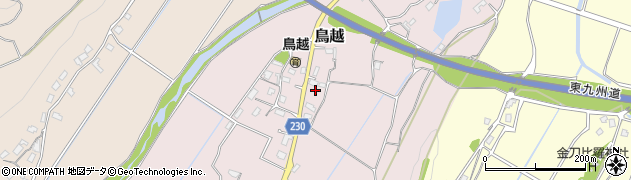 福岡県豊前市鳥越515周辺の地図