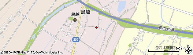 福岡県豊前市鳥越505周辺の地図