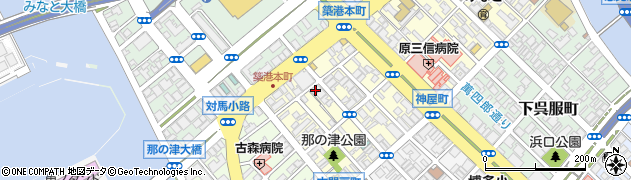 東海堂博多店周辺の地図