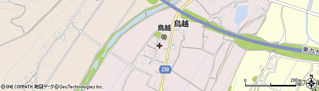 福岡県豊前市鳥越462周辺の地図