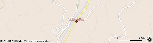 上岩丸公民館周辺の地図