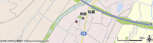 福岡県豊前市鳥越452周辺の地図