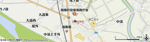 徳島県海部郡海陽町大里上中須120周辺の地図
