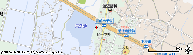 福岡県豊前市千束102周辺の地図