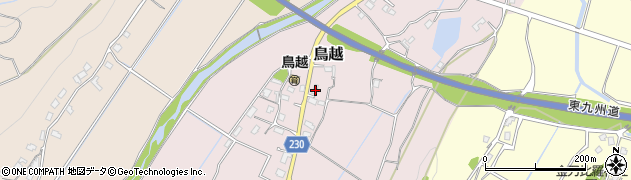 福岡県豊前市鳥越517周辺の地図