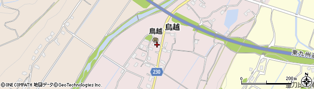 福岡県豊前市鳥越459周辺の地図