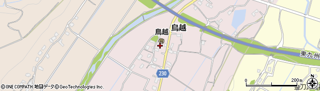 福岡県豊前市鳥越457周辺の地図