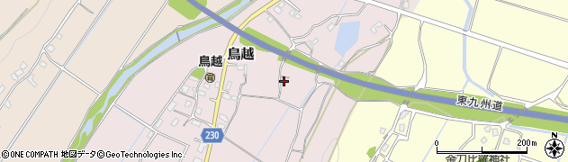 福岡県豊前市鳥越575周辺の地図