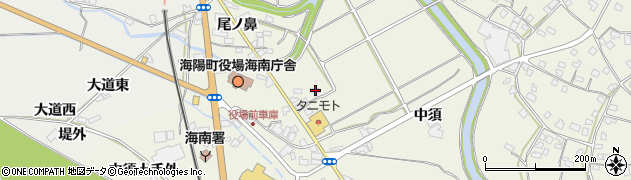 徳島県海部郡海陽町大里上中須87周辺の地図